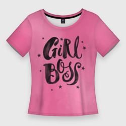 Женская футболка 3D Slim Girl Boss!