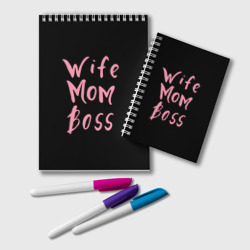 Блокнот Wife Mom Boss