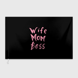 Флаг 3D Wife Mom Boss