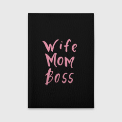 Обложка для автодокументов Wife Mom Boss