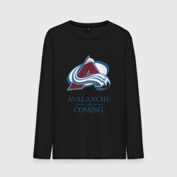 Мужской лонгслив хлопок Colorado Avalanche are coming , Колорадо Эвеланш