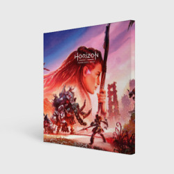 Холст квадратный Horizon Forbidden West game poster