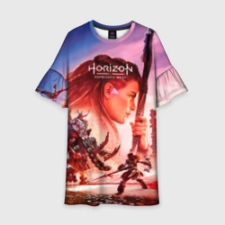 Детское платье 3D Horizon Forbidden West game poster