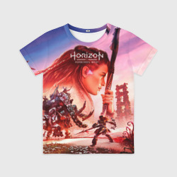 Детская футболка 3D Horizon Forbidden West game poster