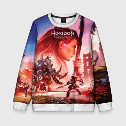 Детский свитшот 3D Horizon Forbidden West game poster