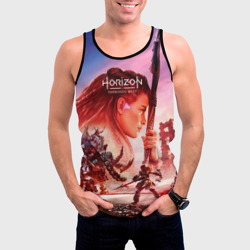 Мужская майка 3D Horizon Forbidden West game poster - фото 2