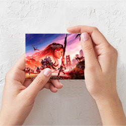 Поздравительная открытка Horizon Forbidden West game poster - фото 2