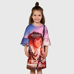 Детское платье 3D Horizon Forbidden West game poster - фото 2