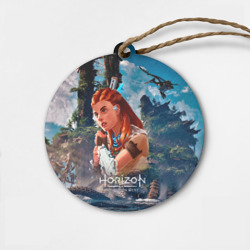 Деревянная игрушка круг Aloy   horizon