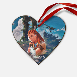 Деревянная игрушка Сердце Aloy   horizon