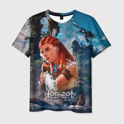 Мужская футболка 3D Aloy   horizon