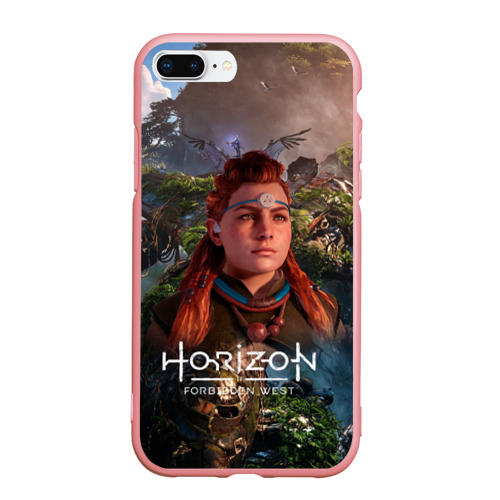 Чехол для iPhone 7Plus/8 Plus матовый Horizon Forbidden West Элой, цвет баблгам