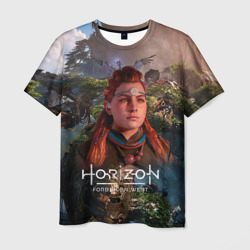 Мужская футболка 3D Horizon Forbidden West Элой