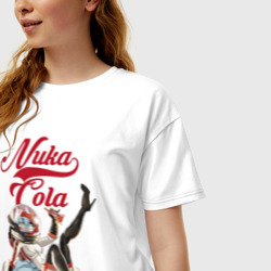 Женская футболка хлопок Oversize Fallout Nuka Cola - furry poster - фото 2