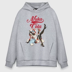 Мужское худи Oversize хлопок Fallout Nuka Cola - furry poster