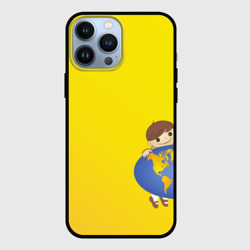 Чехол для iPhone 13 Pro Max Мальчик из советского Атласа Мир