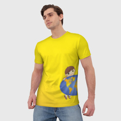Мужская футболка 3D Мальчик из советского Атласа Мир - фото 2