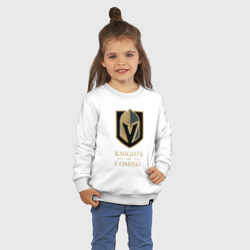 Детский свитшот хлопок Knights are coming , Вегас Голден Найтс , Vegas Golden Knights - фото 2