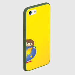 Чехол для iPhone 5/5S матовый Девочка из Советского Атласа Мир - фото 2