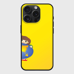 Чехол силиконовый для Apple iPhone 15 Pro матовый Девочка из Советского Атласа Мир