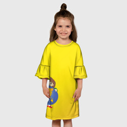 Детское платье 3D Девочка из Советского Атласа Мир - фото 2