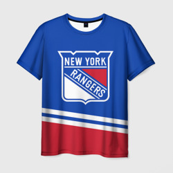 Мужская футболка 3D New York Rangers Нью Йорк Рейнджерс