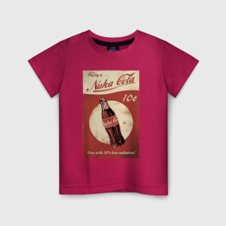 Детская футболка хлопок Fallout Nuka Cola Poster Pop art