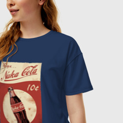 Женская футболка хлопок Oversize Fallout / Nuka Cola / Poster / Pop art - фото 2