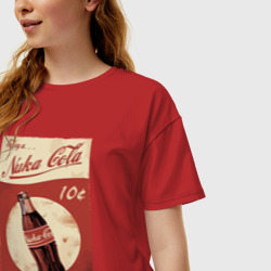 Женская футболка хлопок Oversize Fallout Nuka Cola Poster Pop art - фото 2