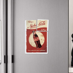 Плакат с принтом Fallout Nuka Cola Poster Pop art для любого человека, вид спереди №4. Цвет основы: белый