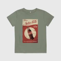 Детская футболка хлопок Fallout Nuka Cola Poster Pop art