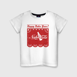 Детская футболка хлопок Fallou - enjoy nuka cola - new year poster