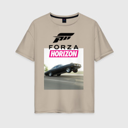 Женская футболка хлопок Oversize Forza horizon classic