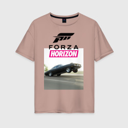 Женская футболка хлопок Oversize Forza horizon classic