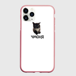 Чехол для iPhone 11 Pro Max матовый Кот чмоня мем