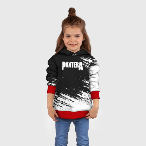 Детская толстовка 3D Pantera Logo, цвет красный - фото 4