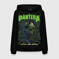 Женская толстовка 3D Pantera green череп