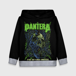 Детская толстовка 3D Pantera green череп