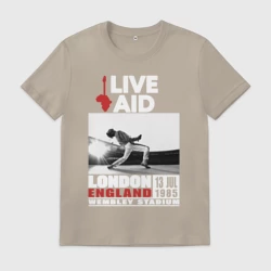 Мужская футболка хлопок Queen live Aid 1985