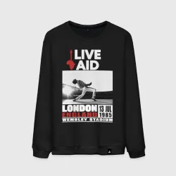 Мужской свитшот хлопок Queen live Aid 1985