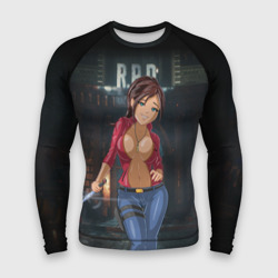 Мужской рашгард 3D Claire Redfield from Resident Evil 2 remake by sexygirlsdraw