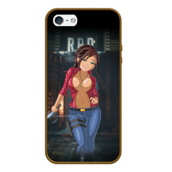 Чехол для iPhone 5/5S матовый Claire Redfield from Resident Evil 2 remake by sexygirlsdraw