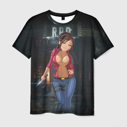 Claire Redfield from Resident Evil 2 remake by sexygirlsdraw – Мужская футболка 3D с принтом купить со скидкой в -26%