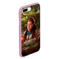 Чехол для iPhone 7Plus/8 Plus матовый Horizon forbidden west  Aloy - фото 2