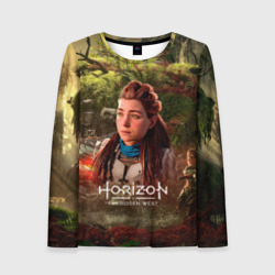 Женский лонгслив 3D Horizon forbidden west  Aloy