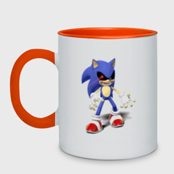 Кружка двухцветная Sonic Exe Video game Hype