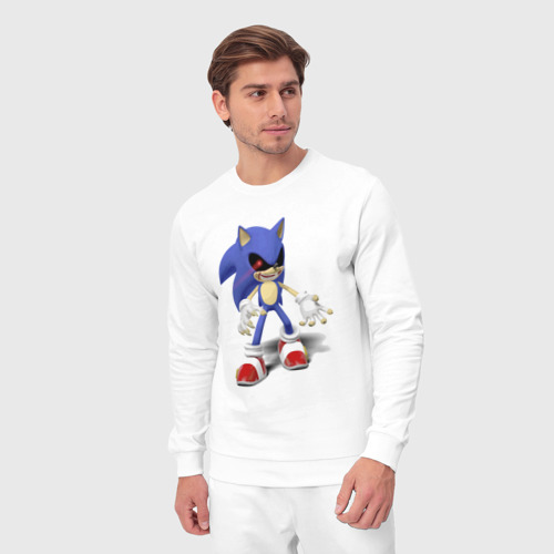 Мужской костюм хлопок Sonic Exe Video game Hype, цвет белый - фото 5