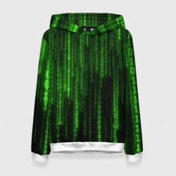 Женская толстовка 3D Бегущий по коду