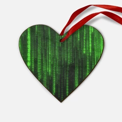 Деревянная игрушка Сердце Бегущий по коду