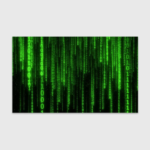 Бумага для упаковки 3D Бегущий по коду